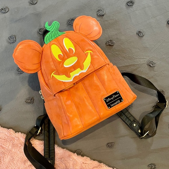 Loungefly Handbags - Disney Loungefly Pumpkin Backpack